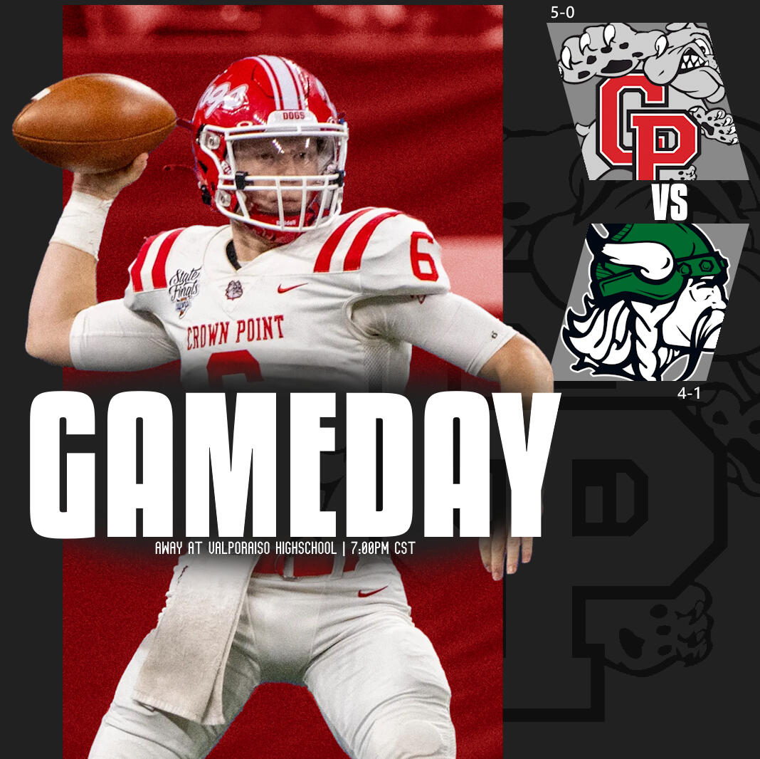 Crown Point Football Graphic (never used)
